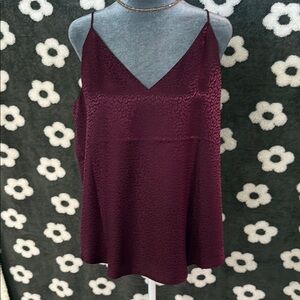 Express Red Sleeveless Camisole Top